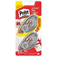 Pritt Roller Compact- corrector roller para tapar errores- correctores de bolígrafo y textos impresos- versátil…